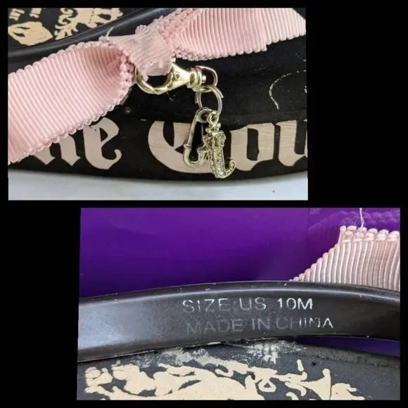 Juicy Couture Y2K "Smells Like Couture" Fairytale Platform Sandals. Size 10 - Picture 7 of 8
